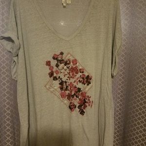 Plus size tee shirt